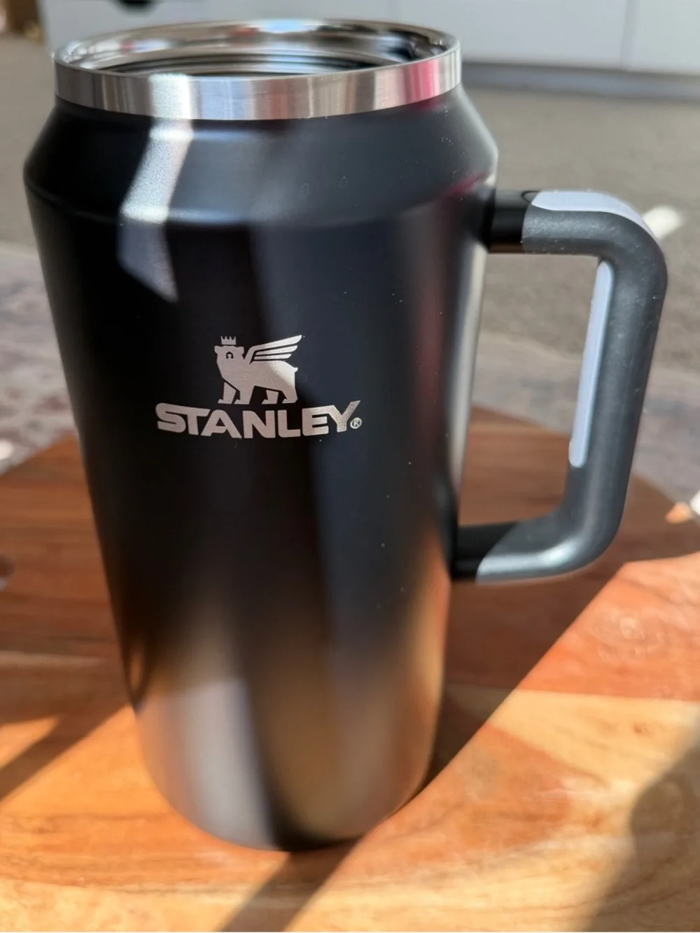 Stanley Black Vacuum Insulated Mug with Stainless Trim 64 oz - Picture 4 of 16